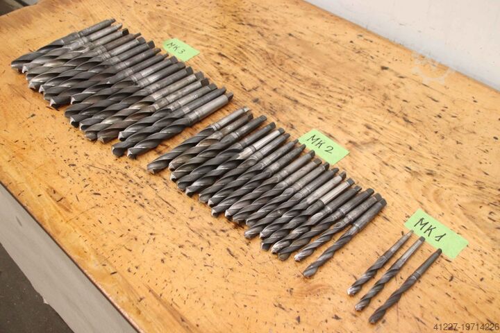 Mũi khoan xoắn, 37 chiếc Holex,WMW,Gühring Zweischneidig Ø 14,5 - 31,5 mm