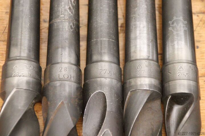 Brocas helicoidais, 37 peças Holex,WMW,Gühring Zweischneidig Ø 14,5 - 31,5 mm