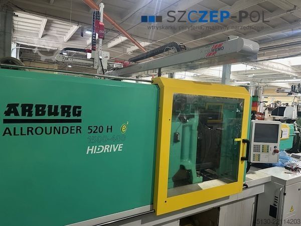 Máquina de moldeo por inyección Arburg 520H 1500-400 e²