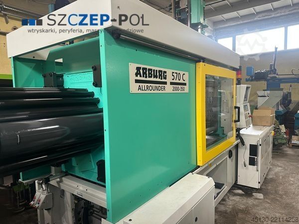 מכונת הזרקת פלסטיק Arburg 570C 2000-350/150