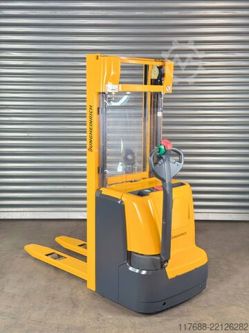 مشاة شاحنة البليت Jungheinrich EJC 212 - Triplex 4.3m - 1.025 Std. - Batterie Neu