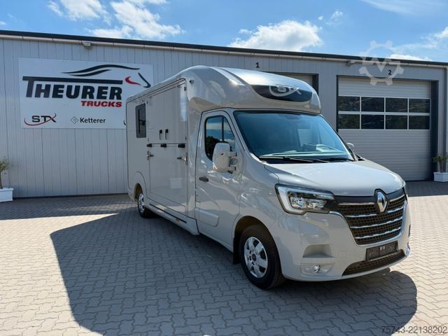 Boskapstransportör RENAULT Master STX 3 Sitzer  Haras / Hengste