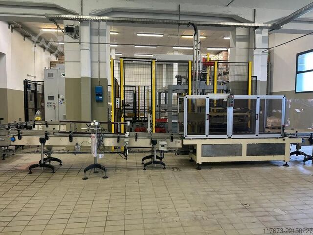 Kullanılmış anahtar teslim cam şişede şarap dolum hattı, 16.000 şişe/saat kapasite, 2005 model, ... Cames MASTER TRONIC 40/48/8-8