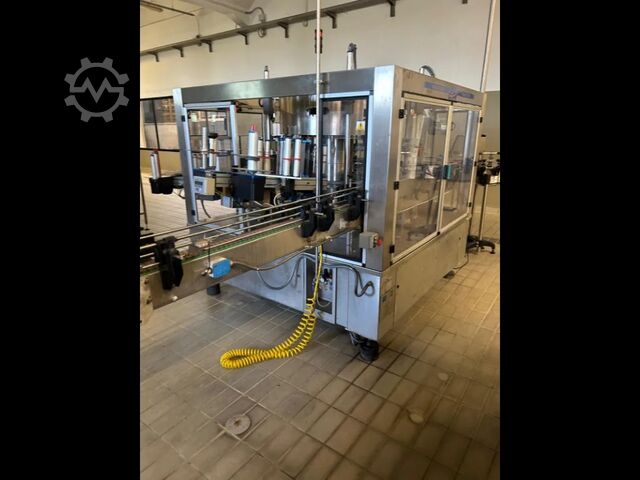 Kullanılmış anahtar teslim cam şişede şarap dolum hattı, 16.000 şişe/saat kapasite, 2005 model, ... Cames MASTER TRONIC 40/48/8-8
