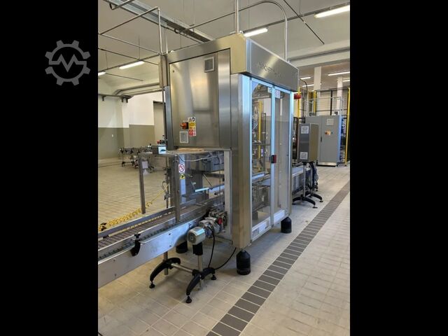 Kullanılmış anahtar teslim cam şişede şarap dolum hattı, 16.000 şişe/saat kapasite, 2005 model, ... Cames MASTER TRONIC 40/48/8-8