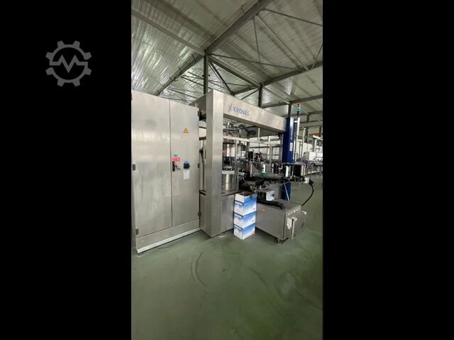 Linha de envase CSD Krones usada para vidro 36.000 bph Krones 