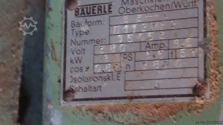 Vierseitenhobelmaschine Bäuerle 