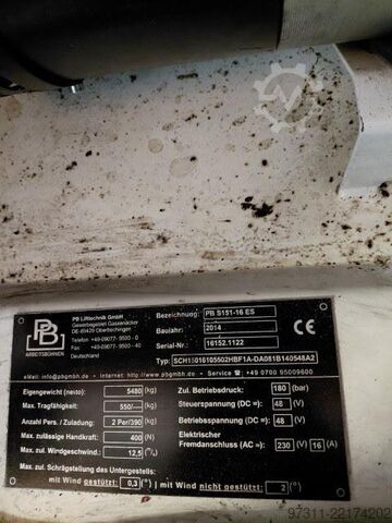 Saksinostin PB S151-16 ES