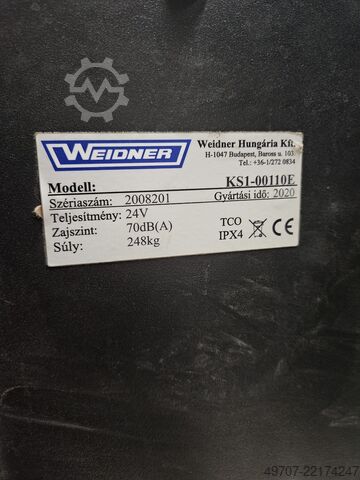 Weidner KS1 ajettava lakaisukone, 6500 m²/h Weidner Star 110  KS1-00110E electric sweeper 6500nm2/h
