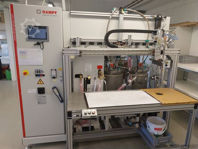 Vakuumstøpeanlegg med håndskyveakse Rampf Production Systems GmbH & Co. KG C-DS + M