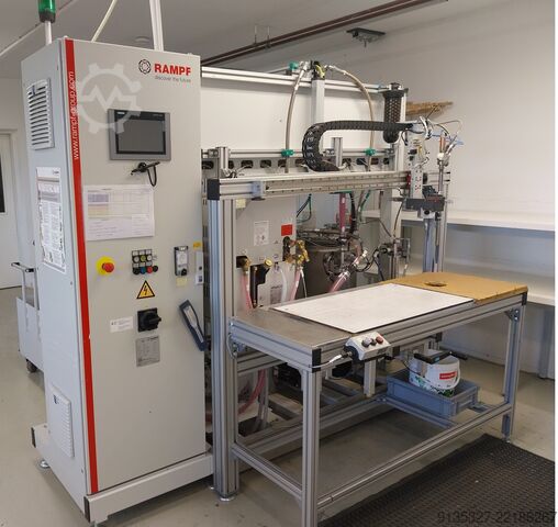 Vakuumstøpeanlegg med håndskyveakse Rampf Production Systems GmbH & Co. KG C-DS + M