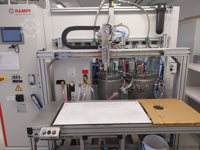 Vakuumstøpeanlegg med håndskyveakse Rampf Production Systems GmbH & Co. KG C-DS + M