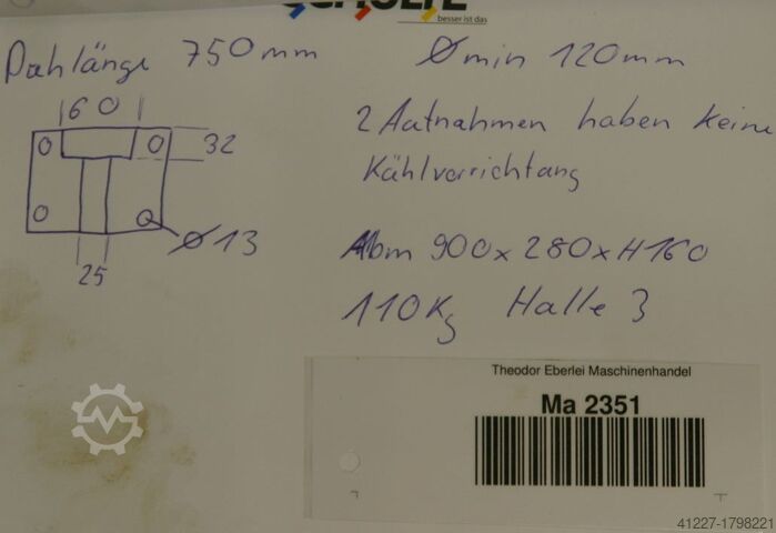 মনো সরঞ্জাম ধারক Komet ABS Werkzeugaufnahme