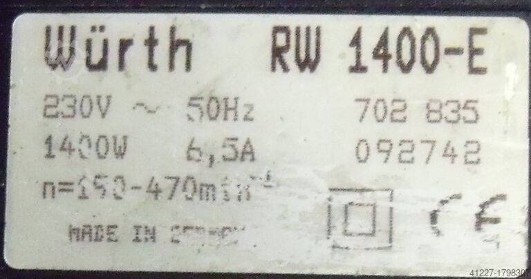 Keverőgép Würth RW 1400-E