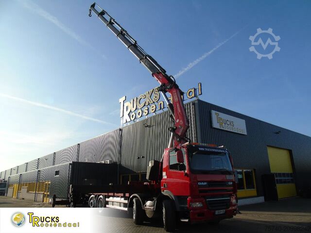 Kranabíll DAF CF 85.510 + FASSI 80TON 6x + 8X2 + EURO 5 + REMOTE