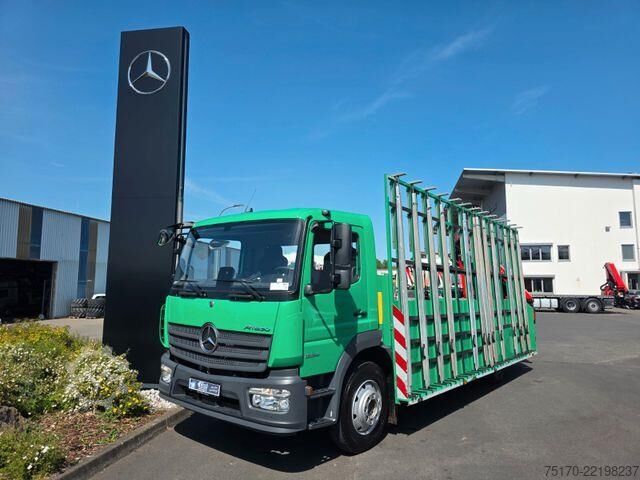 Prikolica za platformu Mercedes-Benz Atego 1324 L Glasreff Palfinger PK 12.501 Funk