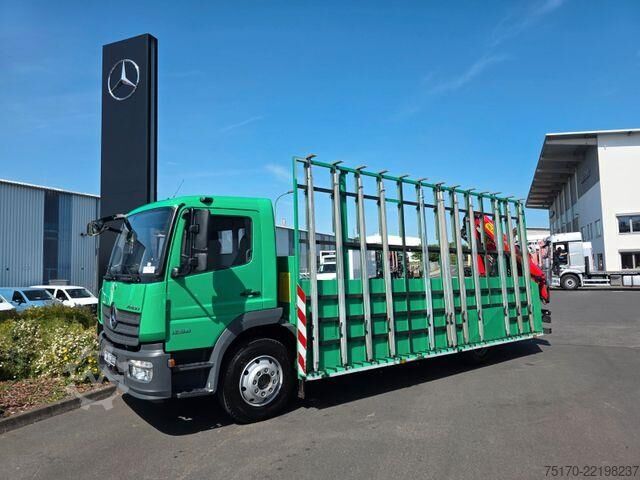 Prikolica za platformu Mercedes-Benz Atego 1324 L Glasreff Palfinger PK 12.501 Funk