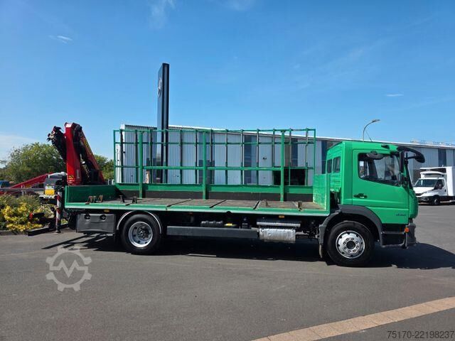 Prikolica za platformu Mercedes-Benz Atego 1324 L Glasreff Palfinger PK 12.501 Funk
