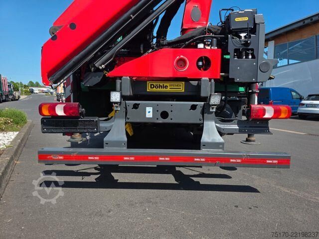 Prikolica za platformu Mercedes-Benz Atego 1324 L Glasreff Palfinger PK 12.501 Funk