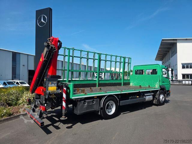 Prikolica za platformu Mercedes-Benz Atego 1324 L Glasreff Palfinger PK 12.501 Funk