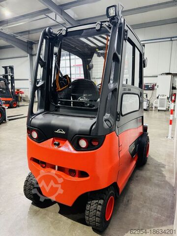 Ηλεκτρικό περονοφόρο τετράτροχο Linde E 35 HL-01 Kabine Triplex STVO ZVG