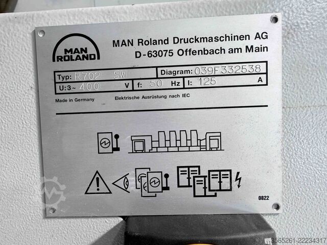 胶印印刷机 MAN Roland R702 SW