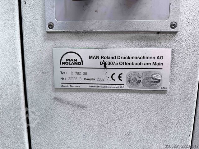 胶印印刷机 MAN Roland R702 SW