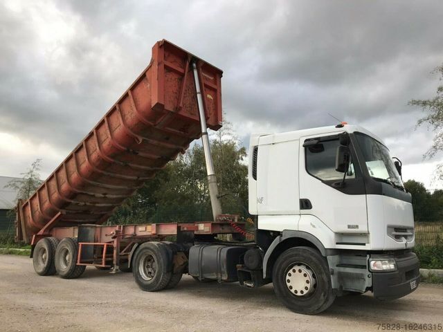 Tippsemitrailer FRUEHAUF STAHL Kipper BLATTGEFEDERT