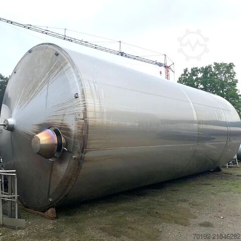 100000 liter geïsoleerde opslagtank gemaakt van V2A met schroefroerwerk  S16020