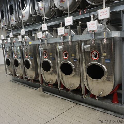 1100 liter tank van V2A roestvrij staal  8893