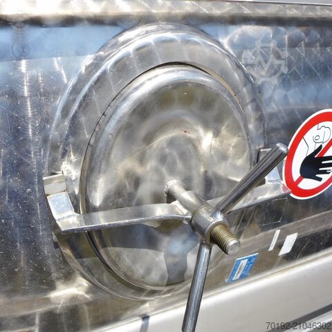 1100 liter tank van V2A roestvrij staal  8893