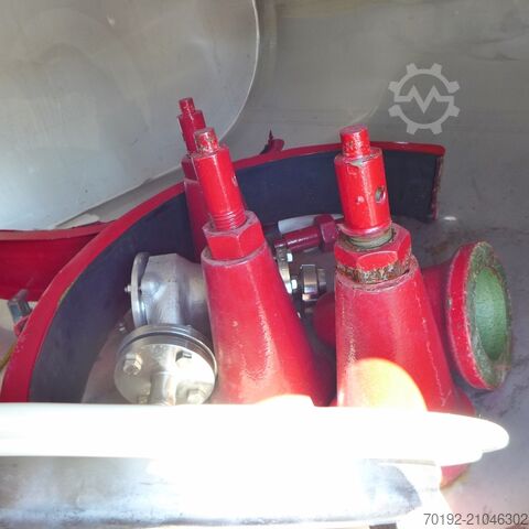 1100 liter tank van V2A roestvrij staal  8893