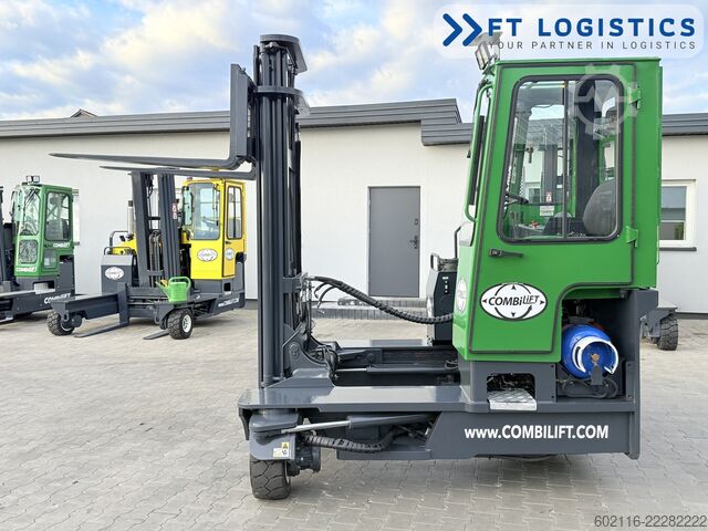 4-way forklift Combilift C4000 GAS DUPLEX 4100 FREE-LIFT CABIN