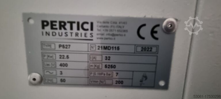 5 eksenli CNC işleme merkezi Pertici P527