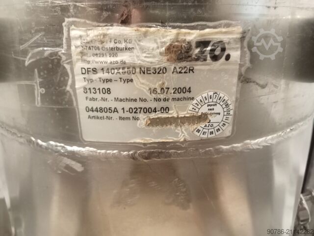 Sistema de vácuo AZO GmbH com rosca dosadora  