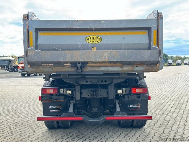 Trīspusējs kravas pašizgāzējs VOLVO FH 500 6x4 Meiller kipper Bordmatik