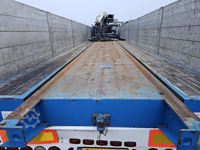 Platforma ładunkowa ze ścianami KWB P-483 STENENTRAILER KENNIS 14 TM