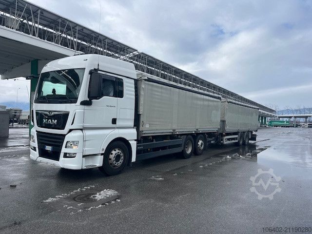 Sklápač MAN TGX 26.470 6x2-4 BL Zweiseitenkipper mit Hänger