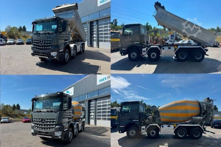 Kipper LKW MERCEDES-BENZ Arocs 4148 8x4 SWS Kipper/Mischer