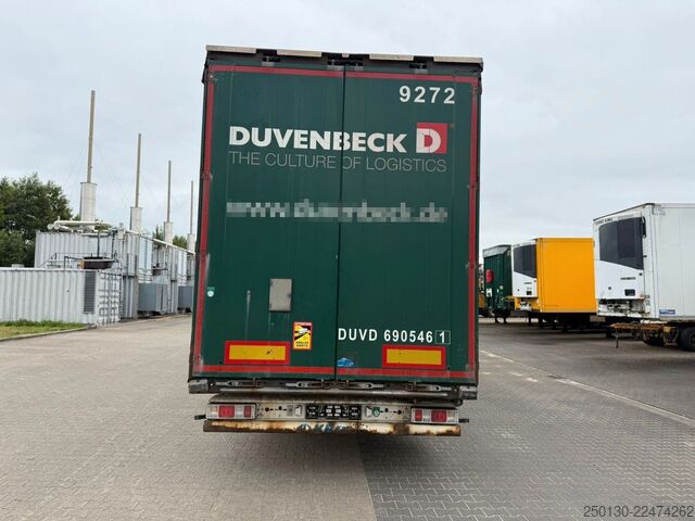 Trailer semi terbuka dengan terpal KRONE SD PritschePlane Mega Edscha