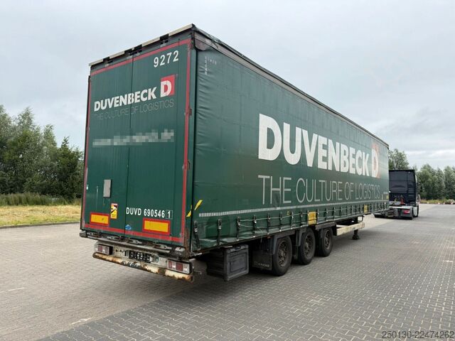 Trailer semi terbuka dengan terpal KRONE SD PritschePlane Mega Edscha