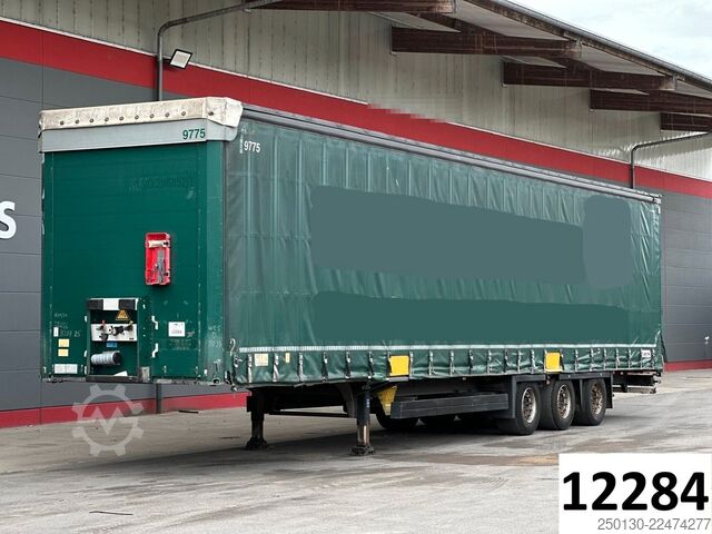 Trailer semi terbuka dengan terpal SCHMITZ CARGOBULL SCB*S3T MegaTrailer Curtainsider Edscha