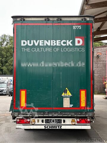 Trailer semi terbuka dengan terpal SCHMITZ CARGOBULL SCB*S3T MegaTrailer Curtainsider Edscha