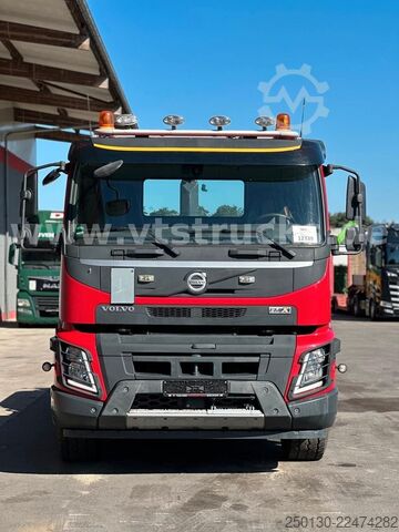 Truk container hook arm (roll-off) VOLVO FMX 460 6x4 BL MEILLER RS 21 AK TAAXLIFT TANDEM