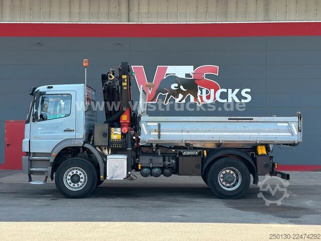 Xe ben ba chiều MERCEDES-BENZ Axor 1833 K MEILLER & PALFINGER PK18002 LK 13m.