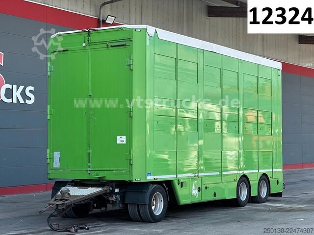 Trailer angkut kuda  Cuppers LVA 09-16 AL 3-Stock Viehanhänger,