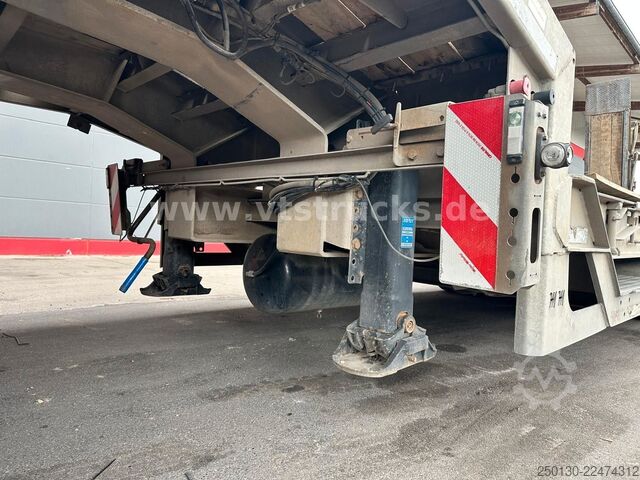 Trailer low loader MÜLLER-MITTELTAL TS3 Rm Lenk/Lift Radmulden Hydraulik/Rampen