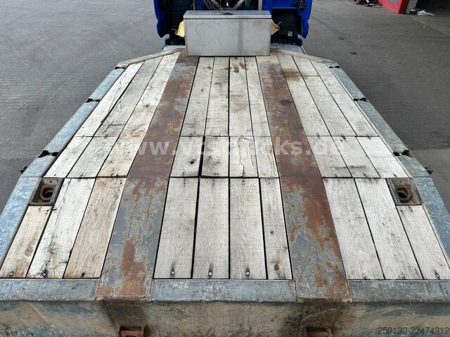 Trailer low loader MÜLLER-MITTELTAL TS3 Rm Lenk/Lift Radmulden Hydraulik/Rampen