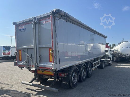 टिपर सेमिट्रेलर KEMPF SKM 39 ALU-KASTENMULDE 55M³ ROLLPLANE