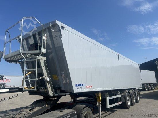 टिपर सेमिट्रेलर KEMPF SKM 39 ALU-KASTENMULDE 55M³ ROLLPLANE